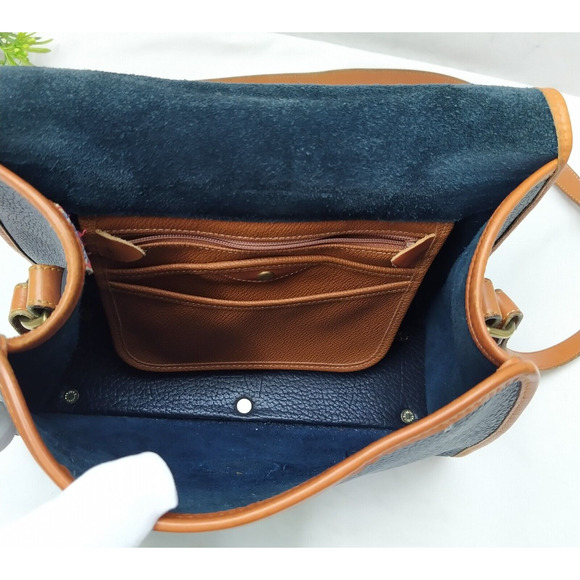 Dooney & Bourke Black Pebbled Leather Crossbody Bag - Vintage Made in USA - Picture 9 of 16